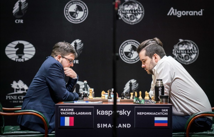 Fabiano Caruana vs Maxime Vachier-Lagrave Candidates 2021 