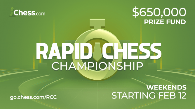 Rapid Chess Championship 2022. $650,000 prize fund